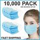 10000 Pcs Face Mask Medical Surgical Dental Disposable 3-ply Mouth Cover Lot