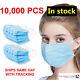 10000 Pcs Face Mask Medical Surgical Dental Disposable 3-ply Mouth Cover Lot Usa