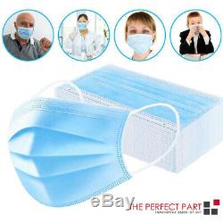 10000 PCS Face Mask Medical Surgical Dental Disposable 3-Ply Mouth Cover LOT USA