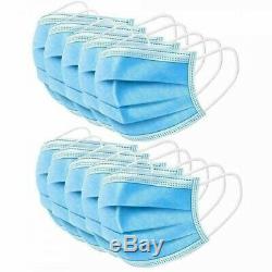 1000PC Disposable 3-Ply Blue Face Mask Earloop Surgical Medical Dental WHolesale