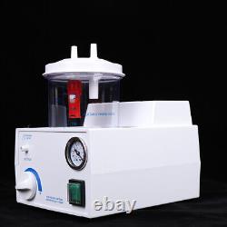 1000mL Dental Phlegm Suction Unit Emergency Medical Vacuum Aspirator Machine New