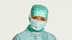100 PCS Disposable Face Mask Medical Dental 3-Ply Ships FedEx 2-Day PREMIUM