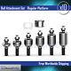 10x Set Of Ball Attachment & Silicon Cap & Metal Housing For Dental Implant Lab