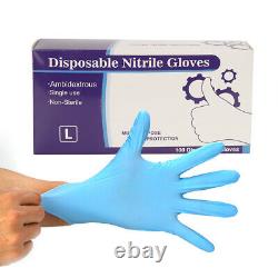 10-1000pc Disposable Nitrile Exam Dental Medical Gloves Powder Free Industrial
