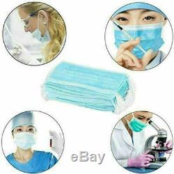10/20/50 Face Mask Mouth Cover Surgical MEDICAL Dental Disposable 3-PLY Earloop