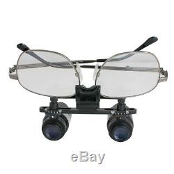 10 in 1 4.0x Adjustable Dental Surgical Loupes Medical Magnify Glass 300-500mm