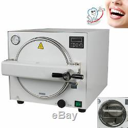 18L 900W Autoclave Medical Steam Sterilizer Dental Lab Equipment Safety Valve CE
