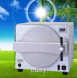 18L 900W Stainless Steel Dental Medical Steam Sterilizer Lab Autoclave+Free Gift