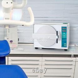 18L Dental Autoclave Steam Sterilizer Medical Heating Sterilization Drying 1100W