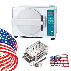 18L Dental Medical Autoclaves Steam Sterilizers Automatically Drying Function US