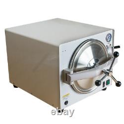 18L Medical Dental Autoclave Steam Sterilizer Equipment Automatically A+ 110V
