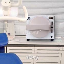 18L Medical Steam Autoclave Sterilizer Device Dental Lab Equipment Full Warranty