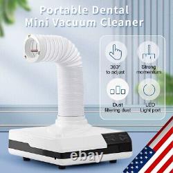 1-5 Dental LED Vacuum Cleaner Dust Collector Extractor Medical Dust Suction NEW