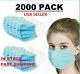 2000 Pcs Face Mask Surgical Dental Disposable 3-ply Earloop Mouth Cover New