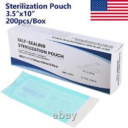 2000 Sterilization Pouches- 3.5 x 10 Dental Medical Self Seal Pouch Bag 20 Box