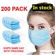 200 Pcs Face Mask Medical Surgical Dental Disposable 3-ply Earloop Mouth Cover