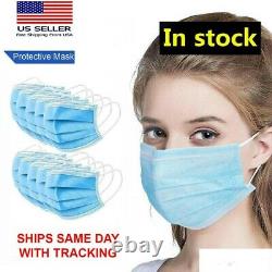 20-1000 Face Mask Medical Surgical Dental Disposable 3-Ply Earloop Mouth Cover