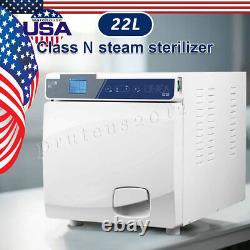 22L Dental Medical Lab Autoclave Steam Sterilizer Sterilization Drying Function