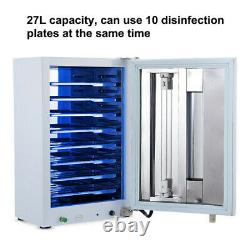27L Disinfection Cabinet Dental Medical UV Sterilizer with 10 Sterilization Tray