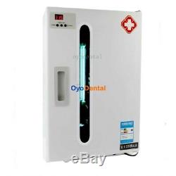 27L Large Dental UV + Ozone Sterilizer Cabinet Medical Disinfection Box with Timer