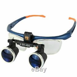 2.5X420mm Medical Dental Binocular Loupes Galileo Frame Magnifier FD-503G