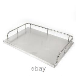 2 Layer Medical Serving Cart Stainless Steel Trolley For Dental Lab Beauty Salon