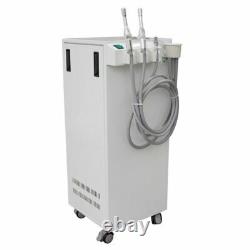 350W Portable Medical Dental Suction Mobile Unit Vacuum Pump 300L/min Aspirator