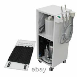 350W Portable Medical Dental Suction Mobile Unit Vacuum Pump 300L/min Aspirator