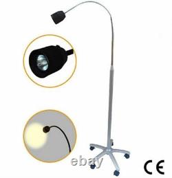 35W Dental Medical Exam Lamp Floorstanding Halogen Shadowless Light JD1500