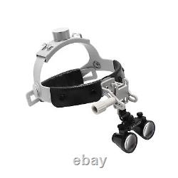 3.5X420mm Dental Binocular Loupes Leather Headband Magnifiers Medical Optical