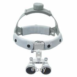3.5X Dental Clinic Surgical Headband Medical LED Light Binocular Loupes DY-106