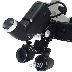 3.5X Dental Surgical Medical Headband Loupes with 5W LED Light DY-106