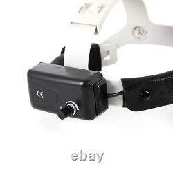 3.5X Medical Surgical Dental Binocular Loupes Headband Magnifier withLED Headlight