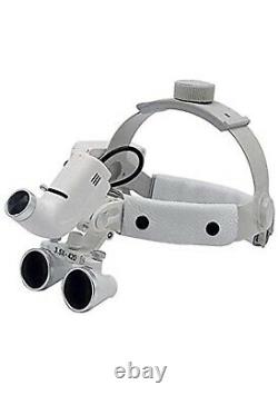 3.5X-R Dental Surgical Medical Headband Binocular Loupes With LED Head Light