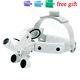3.5x-r Dental Surgical Medical Headband Loupes With 5w Led Light Dy-106 White