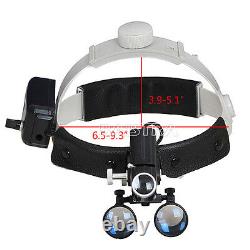 3.5x Dental Medical Surgical Headlight Headband Binocular LED Light 5W