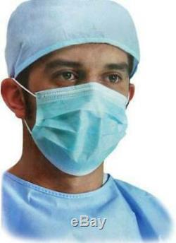 3-Ply Disposable Face mask Dental Nail lab anti dust hospital medical 1000pcs