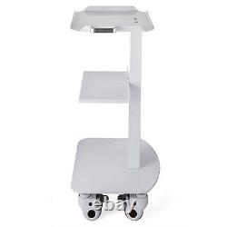 3 Tiers Medical Trolley Steel Mobile Cart Lab Dental Spa Salo Equipment 2Castors