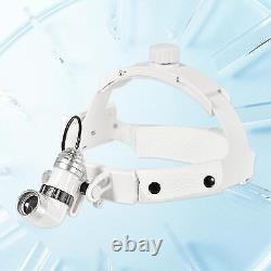 420mm Medical Dental Loupes Magnifier 3.5X LED Binocular Glasses