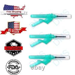 48pcs/2400pcs Safety Pen Needle, 21g 22 Gauge x ¼ inch, EXP 07/2027