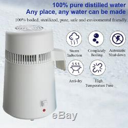 4L Dental/Medical Water Pure Distiller Purifier Filter 304 Stainless Steel