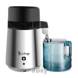 4L Pure Purifier Filter Countertop Water Distiller Dental Medical Hospital 750W