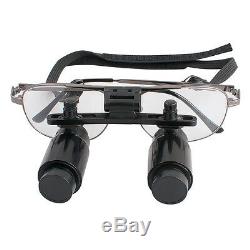 4X Adjustable Dental Surgical Loupes Medical Magnifying Glasses 300-500mm Black