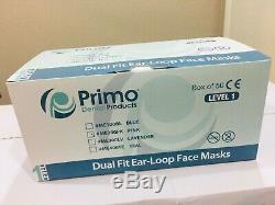 500 Pc / 10 boxes Pink Primo Medical Dental surgical ear loop mask ASTM Level 1