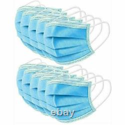 50 Level II Face Mask Medical Surgical Dental Disposable 3-Ply BFE 98%