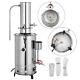 5l Lab Pure Water Distiller Stainless Steel Moonshine Medical Home Dental Clinic