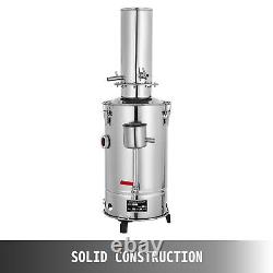 5L Lab Pure Water Distiller Stainless Steel Moonshine Medical Home Dental Clinic