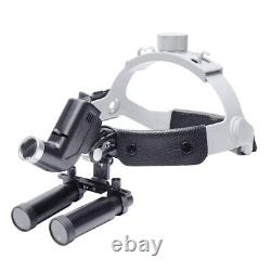 5W Dental ENT LED Surgical Medical Headlight with 8X Binocular Loupes 360-460mm