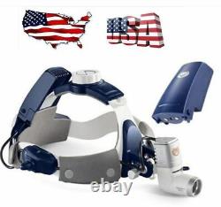 5W Dental Medical LED Head Light All-in-one Headlamp KD-205AY-2 with 2 Batteries