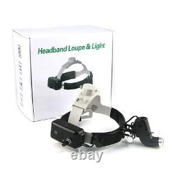 5W LED Dental Medical Headband Head Light Good Light Spot Black US STOCK